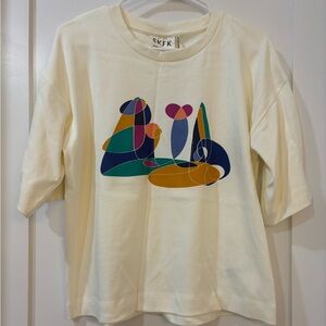 SKFK Abstract Graphic Tee, Orgsnic Cotton